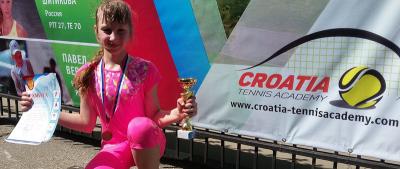 Юная рязанская теннисистка завоевала награды трёх турниров в Хорватии